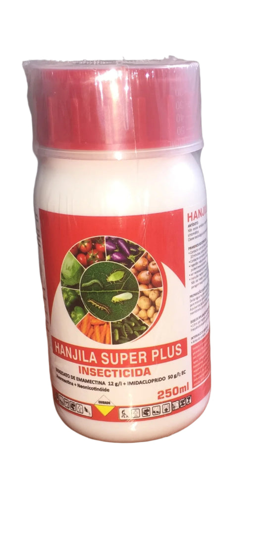 HANJILA SUPER PLUS BENZOATO DE EMAMECTINA 12G/L+IMIDACLOPRIDO 50G/L 250ML CX-40