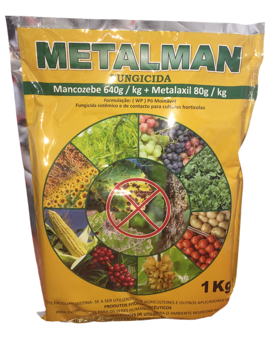 METALMAN-MANCOZEBE 640G/KG+METALAXYL 80G/KG 1KG CX-10