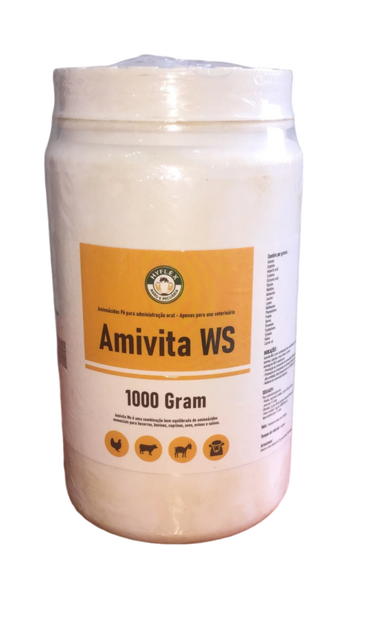 AMIVITA WS- AMINOÁCIDOS PÓ ORAL 1.000GM CX-10