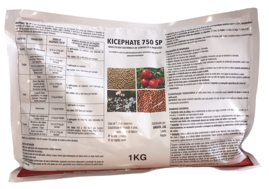 KICEPHATE- O,S DIMETIL ACETILFOSFORAMIDOTIOATO (ACEFATO) 750G/KG ORGANOFOSFORADO 1KG CX-10