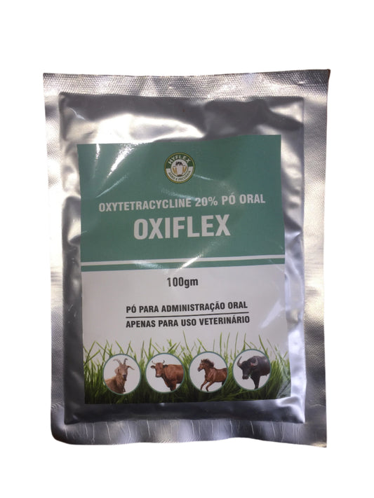 OXIFLEX-OXYTETRACYCLINA 20% PÓ ORAL 100G CX-10