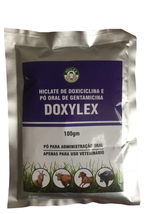 DOXYLEX-HICLATO DE DOXICICLINA E SULFATO DE GENTAMICINA 100G CX-10