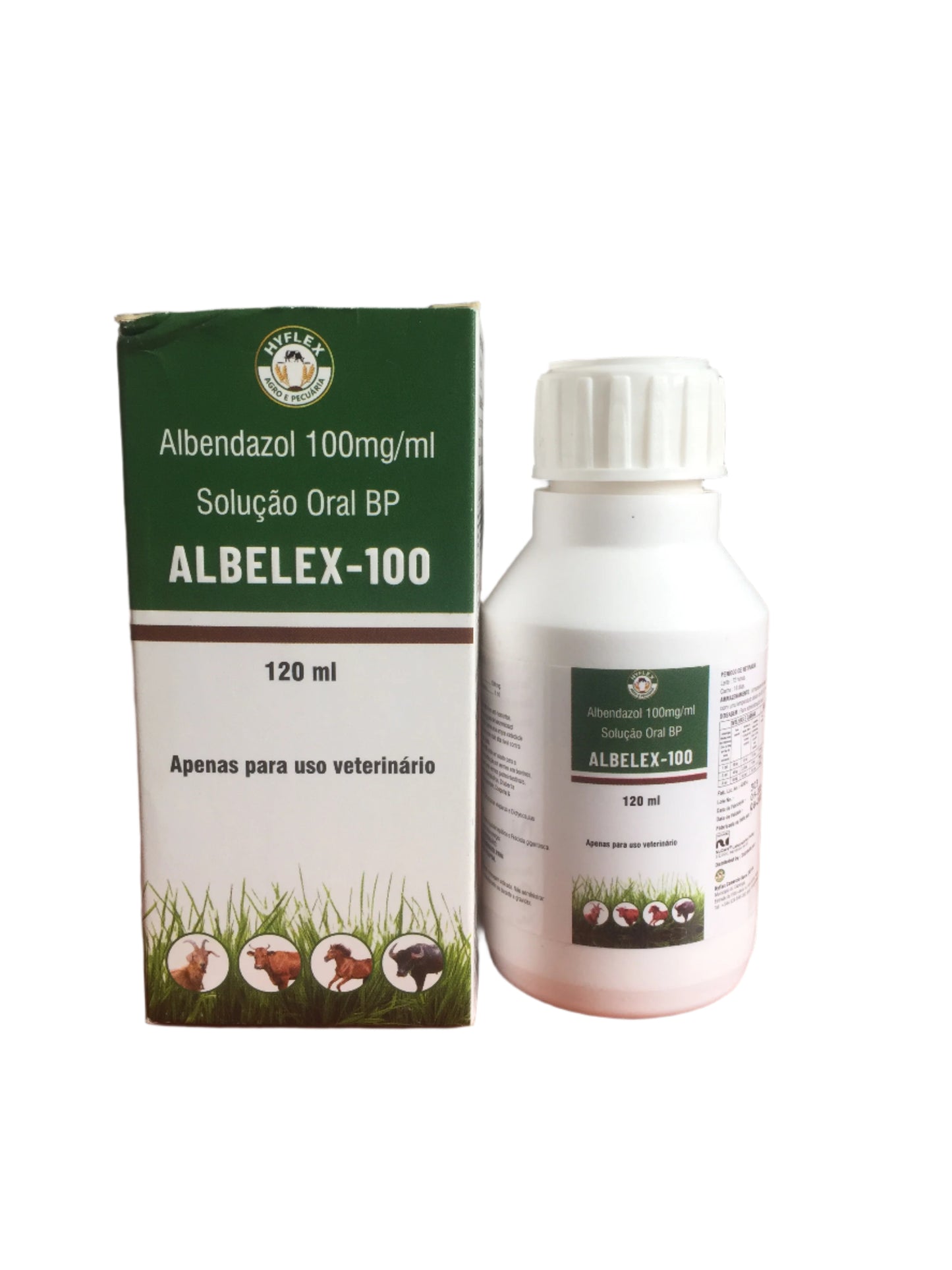 ALBELEX- ALBENDAZOL ORAL 120ML CX-10